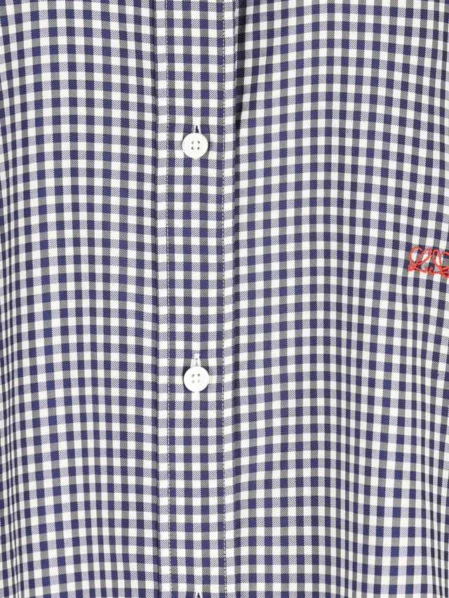 Loewe Long Sleeve Checked Shirt, photo 7 of 9 from SENSER