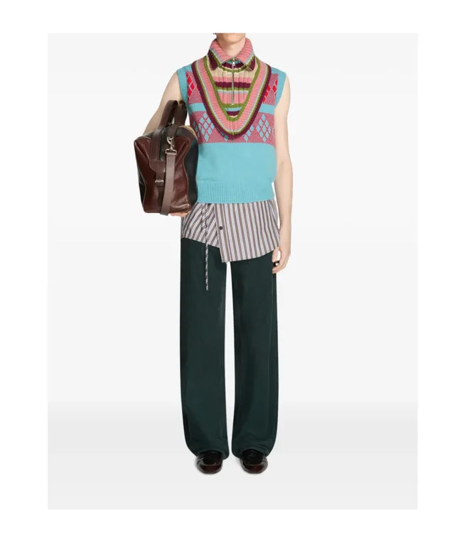 Dries Van Noten striped cotton wrap belt, photo 2 of 2 from SENSER