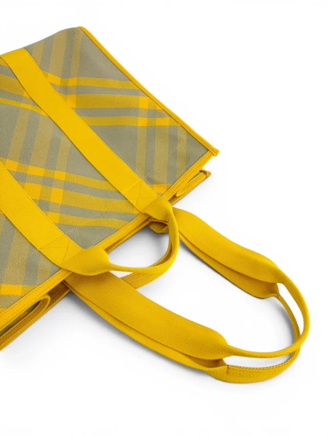 Burberry Yellow Check Shopper Tote in Yellow from Season 2 Consign, photo 5 of 9