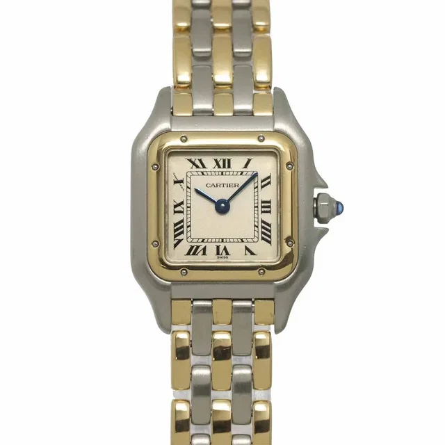 Cartier Panthere three Row SM 84083244 Cream Dial K18YG Ladies Watch 90321447 in White from Luxury Promise