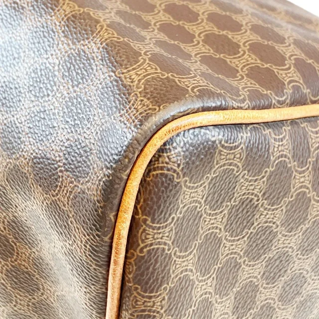 Celine Macadam Coated Canvas Boston Bag in Brown Coated canvas from LuxUness, photo 5 of 9