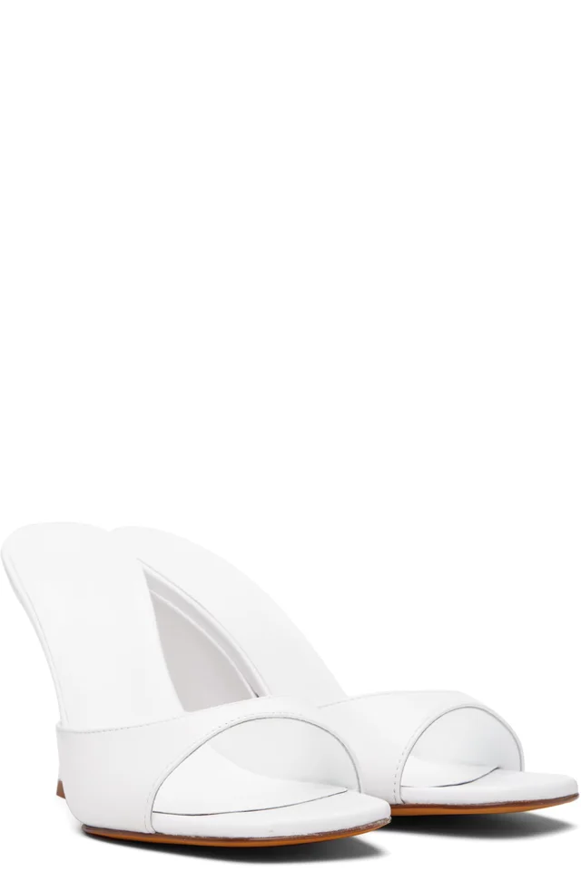 Maryam Nassir Zadeh White Lido Wedge Heeled Sandals, photo 4 of 5 from SSENSE