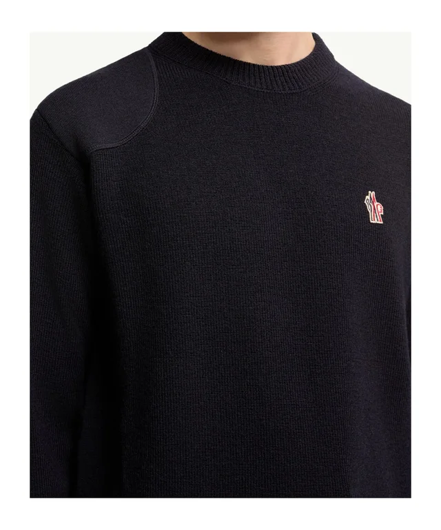 Moncler Grenoble Logo-Patch Crewneck Jumper, photo 6 of 6 from SENSER