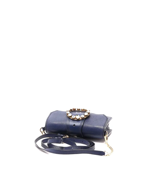 Miu Miu Crystal Embellished Madras Bag in Leather from A Retro Tale, photo 5 of 10