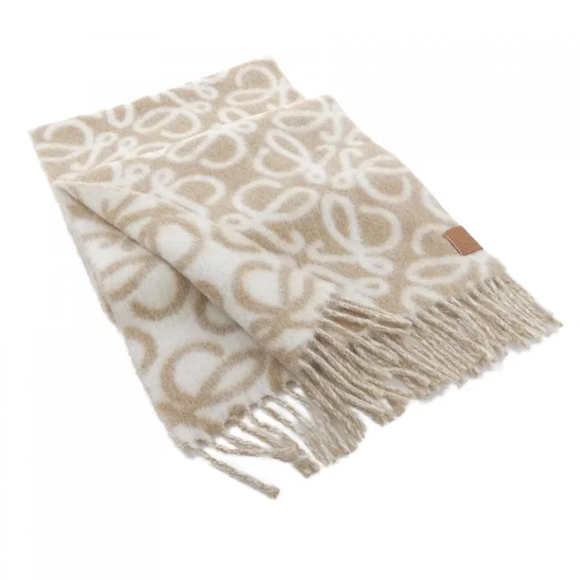 Loewe Scarf Beige in Beige from The Reluxe
