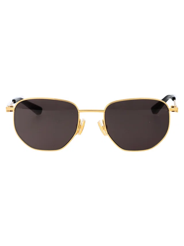 Bottega Veneta Bv1301s Sunglasses — Gold Metal in Gold from HEWI