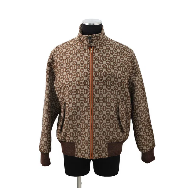 Gucci Horsebit Blouson Size 46 Brown694157 Wool 99% Silk1% in Wool from GALLERY RARE