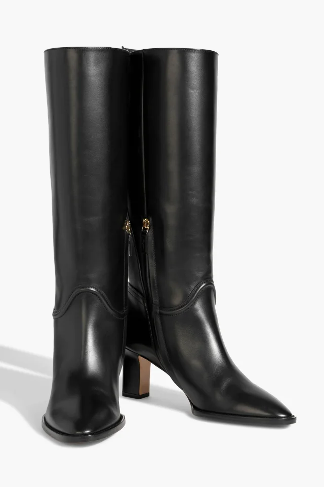 Ferragamo Torris 70 Leather Knee Boots, photo 2 of 4 from THE OUTNET