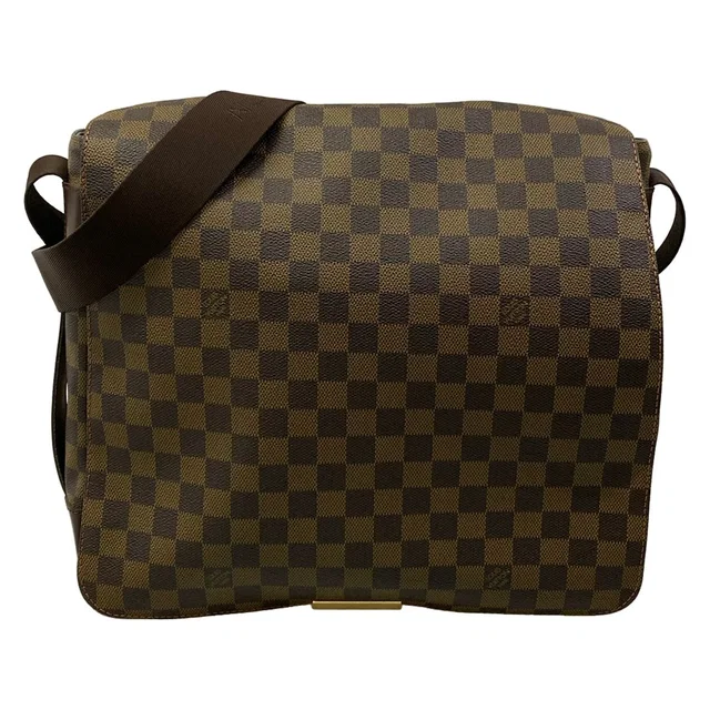 Louis Vuitton Shoulder Bag Damier Bastille Ebene in Brown Canvas from The Reluxe