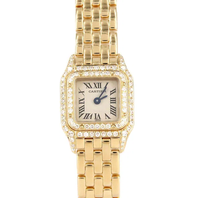 Cartier Mini Panthere Yellow Gold Quartz in Yellow from LuxUness