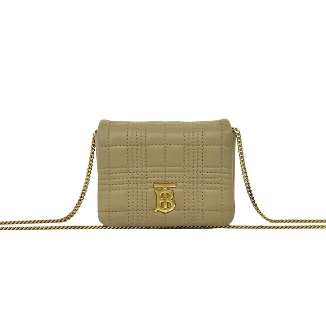 Burberry Lola Leather Chain Shoulder Bag in Leather from LuxUness