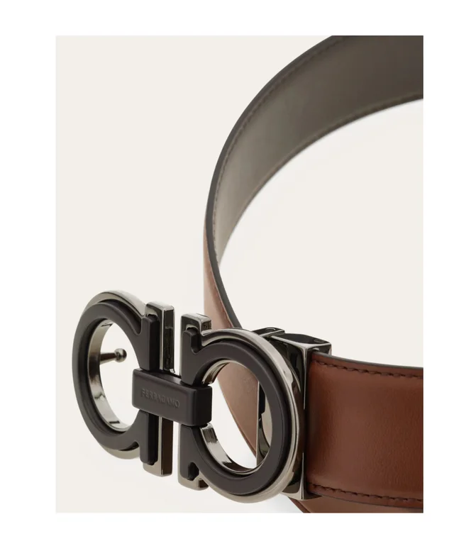 Salvatore Ferragamo Reversible and adjustable Gancini belt, photo 5 of 5 from SENSER