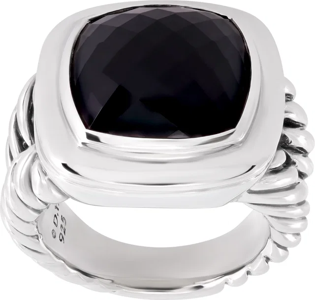 David Yurman Onyx Albion ring in Silver Sterling Silver from Gray And Sons