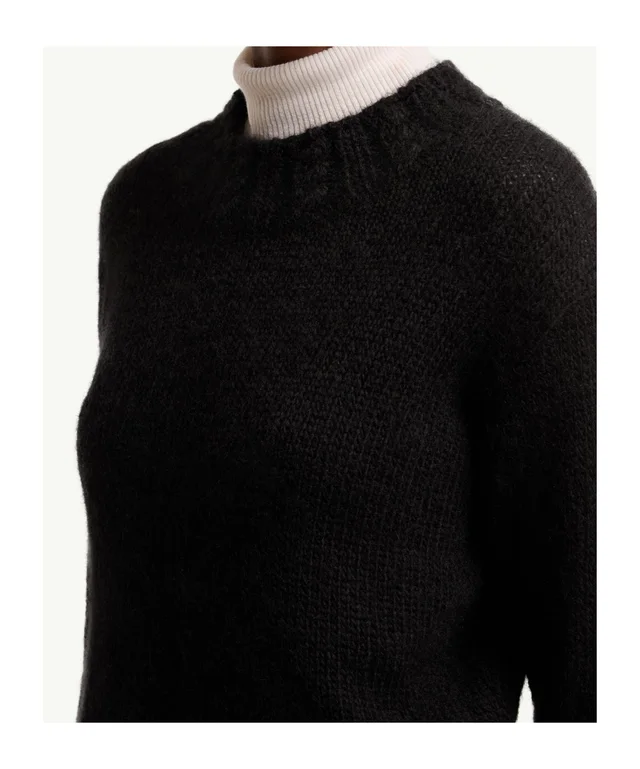 Moncler Logo Patch Crewneck Knitted Jumper, photo 6 of 6 from SENSER