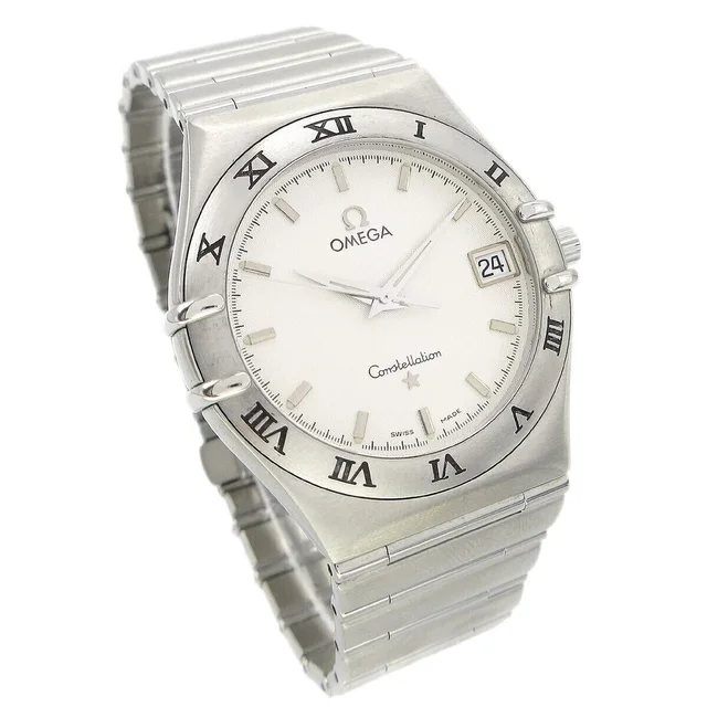 Omega Constellation Quartz Stainless Steel 34 in silver|brown|neutral|gray from Poshmark