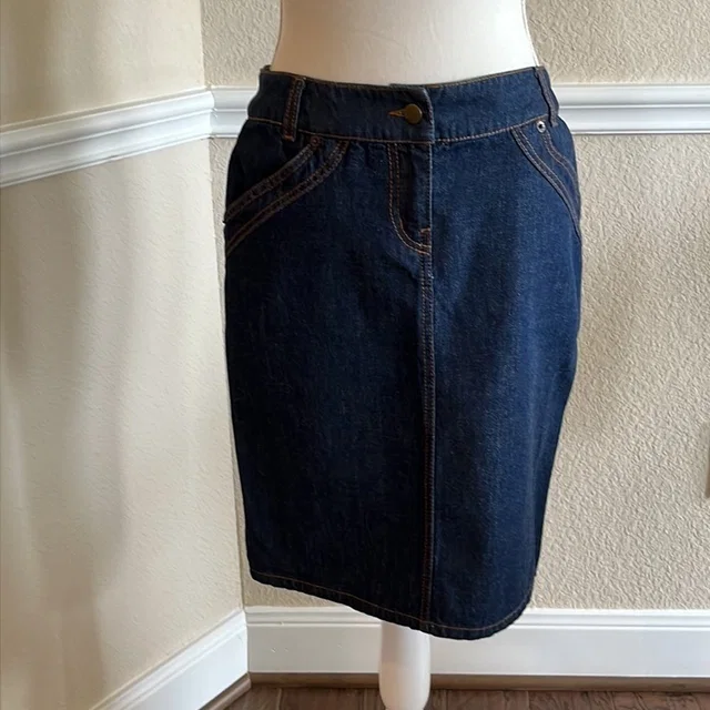 REDValentino R.E.D. Valentino Denim Pencil Skirt Size 42 Eur 6 Us in blue Denim from Poshmark