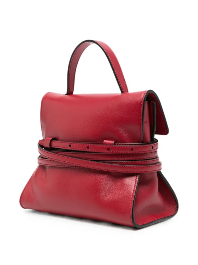 Moschino Tie Me belt-detail top-handle mini tote bag, photo 2 of 3 from SENSER