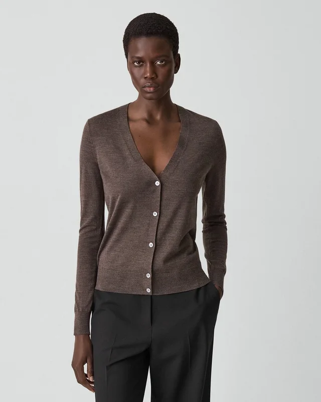 Theory V-Neck Cardigan in Regal Wool from Theory, photo 1 of 1