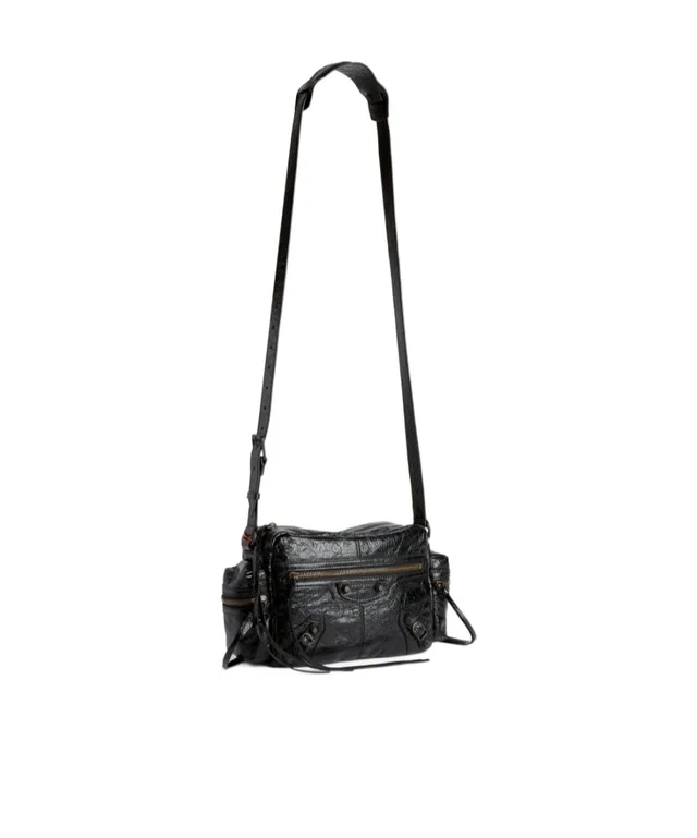 Balenciaga Men's Le City Camera Bag in Black, photo 2 of 3 from SENSER