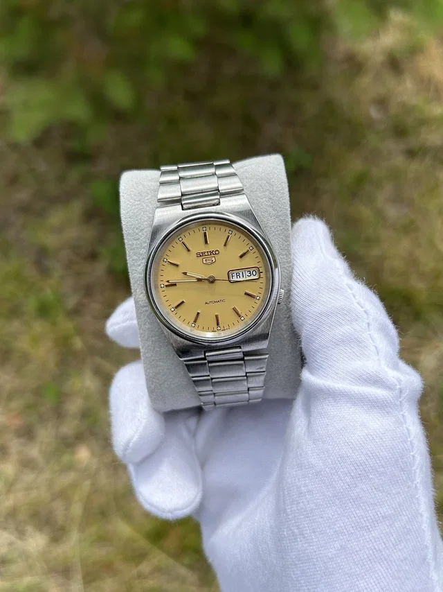 Vintage Watch Seiko 5 Automatic Mechanical Japan 1990S in Silver in silver|gray from Grailed