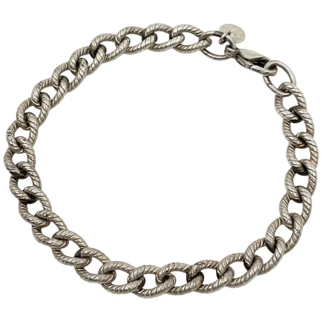 Tiffany & Co. Bracelet Twist Rope Chain 925 Sterling Silver in Silver from The Reluxe