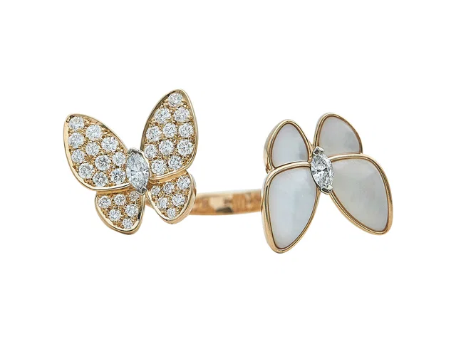 Van Cleef & Arpels Two Butterfly Ring from CIRCA Vault