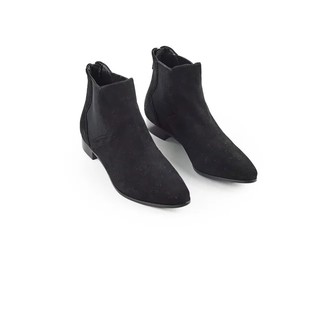 Prada Boots Suede Almond Toe Zip New in Suede from The Purse Affair