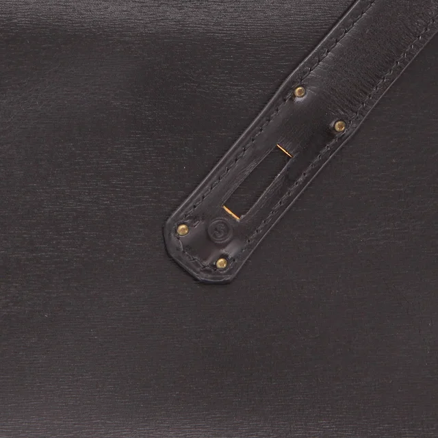 Hermès Kelly 28 cm handbag in Black Box leather from Collector Square, photo 5 of 5