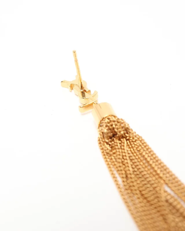 Saint Laurent Cassandre Tassel Earrings from A Retro Tale, photo 3 of 3