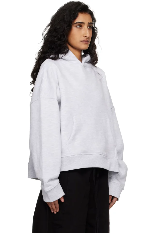 Entire Studios Gray Heavy Hoodie, photo 2 of 4 from SSENSE