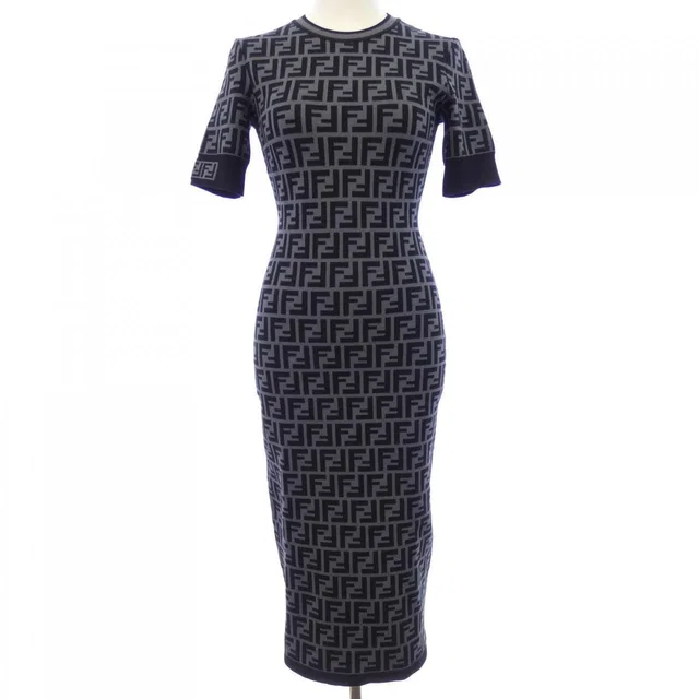Fendi Dress Gray in Grey from The Reluxe