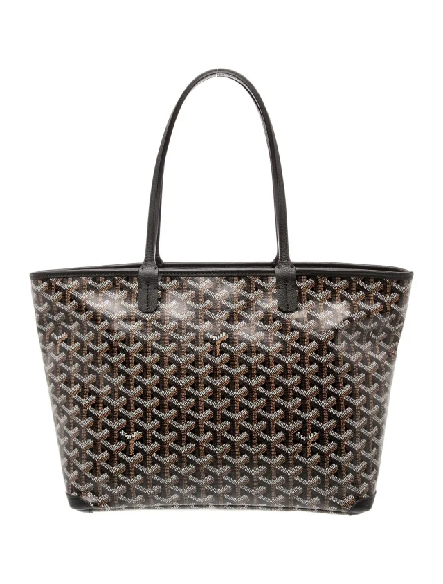 Goyard Goyardine Artois PM in red|brown Canvas from The RealReal