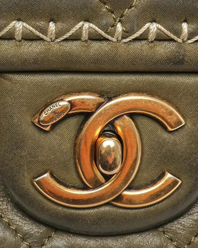Chanel CC Happy Stitch Flap Bag in Coated canvas from A Retro Tale, photo 6 of 10