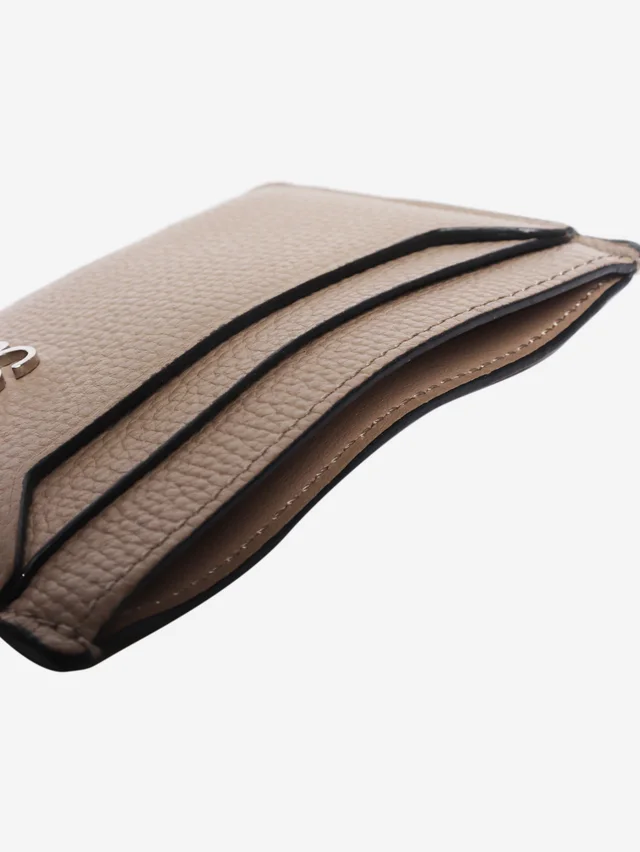 Loewe Taupe Anagram leather cardholder in Taupe Leather from Sign of the Times, photo 2 of 2