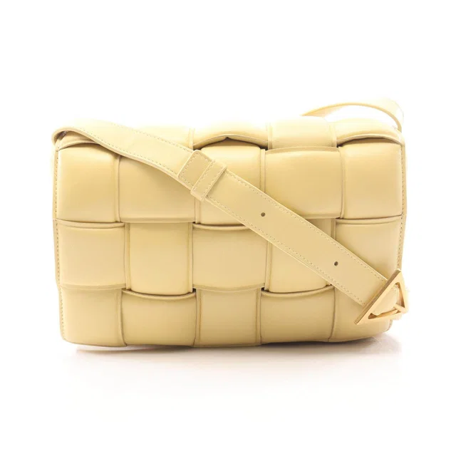 Bottega Veneta Padded Cassette Leather Shoulder Bag in Leather from LuxUness