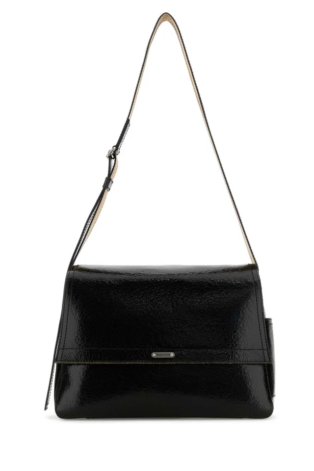 Alexander McQueen Crossbody Bag — Black in Black Calfskin from HEWI