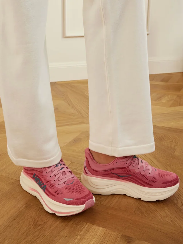 HOKA ONE ONE Bondi 9 rubber-trimmed mesh sneakers in Pink, photo 2 of 2 from NET-A-PORTER (Canada)