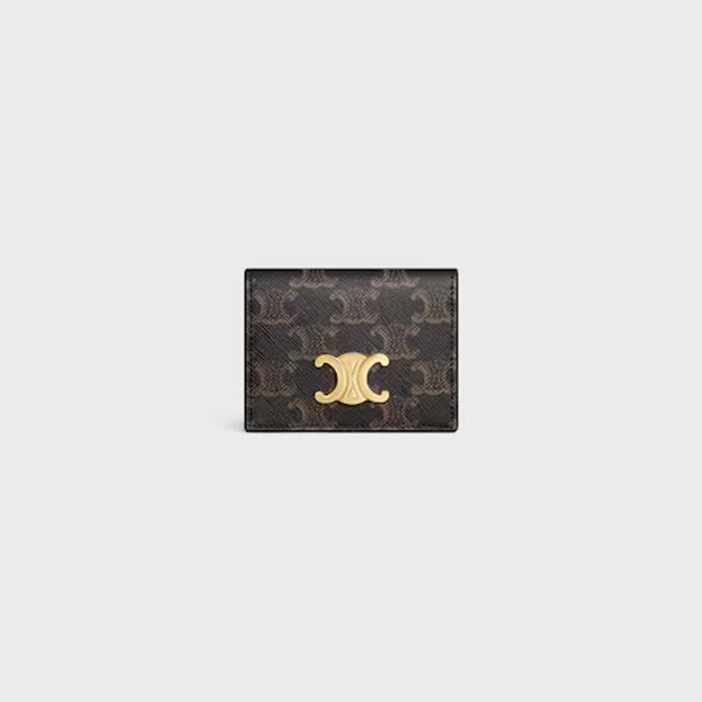 Celine E26 Card Case — Tan Cases in Brown Coated canvas from HEWI