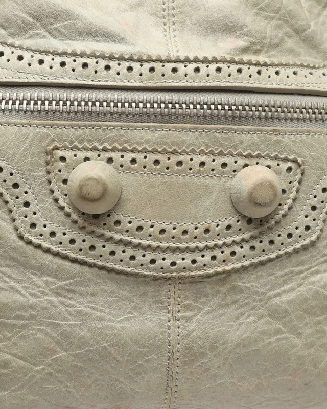 Balenciaga Giant Weekender Brogues Bag in Denim from A Retro Tale, photo 10 of 12