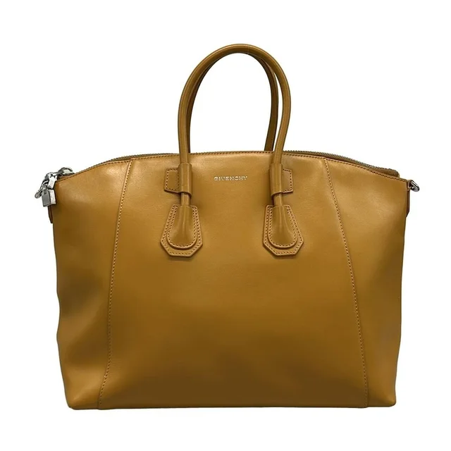 Givenchy Antigona Handbag Dark Yellow Leather in yellow Leather from Poshmark