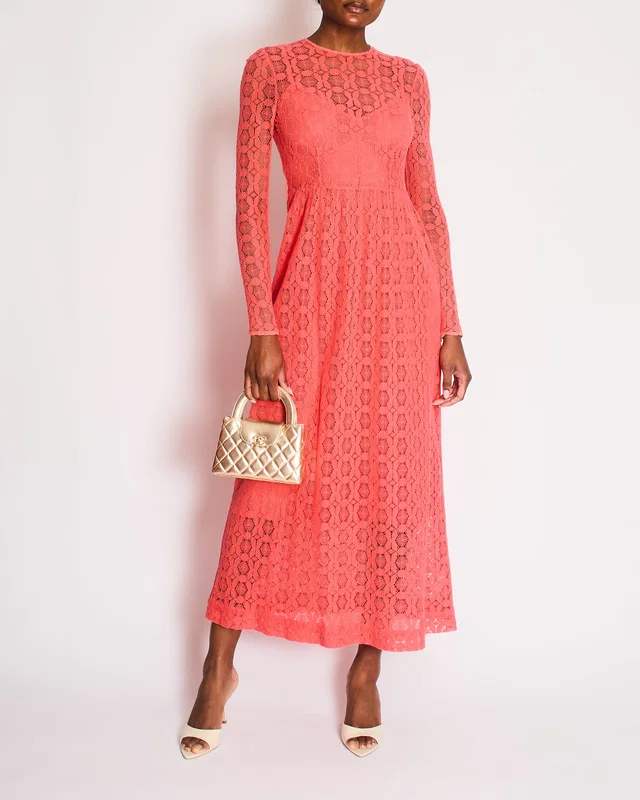 Zimmermann Coral Crochet Maxi Dress Size 2 (UK 12) in Nylon from Sellier