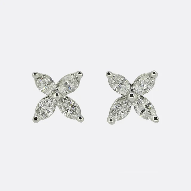 Tiffany & Co. Mini Victoria Diamond Earrings from The Vintage Jeweller