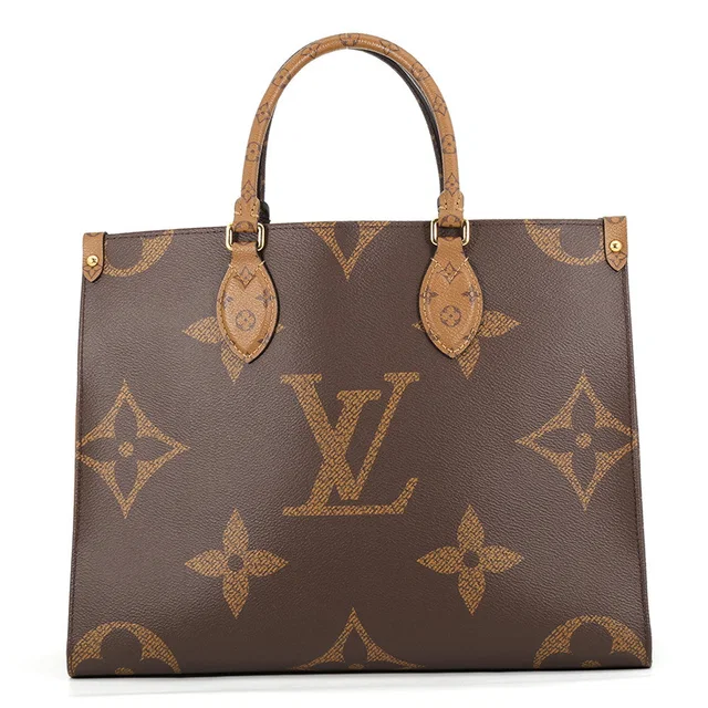 Louis Vuitton Onthego Red/BrownM45321 Monogram Reverse Canvas Monogram Giant Size MM in Red Canvas from GALLERY RARE