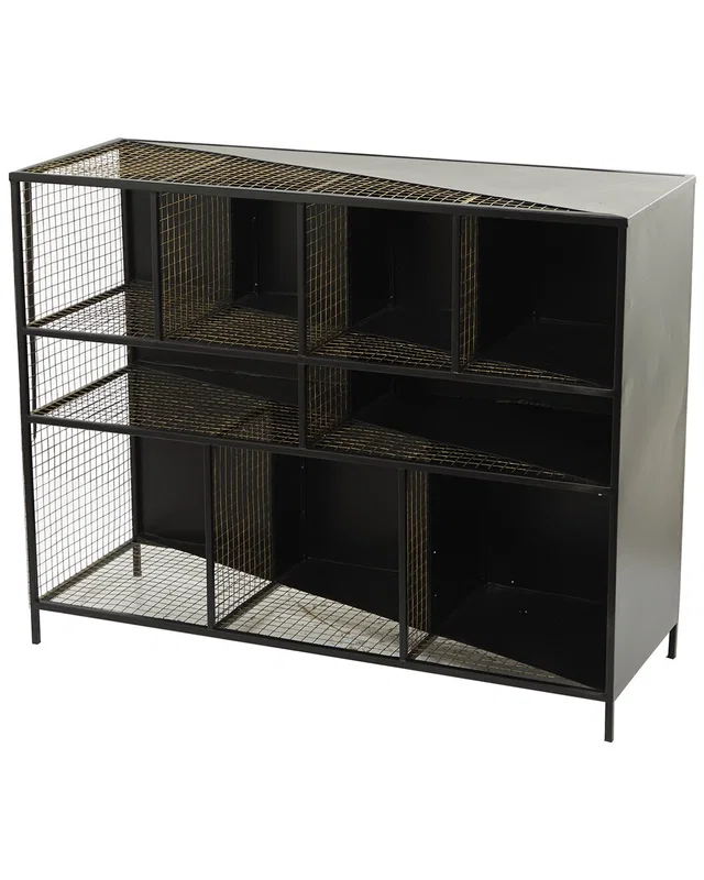 Peyton Lane Industrial Black Metal Console Table, image 1 of 1 from Rue La La