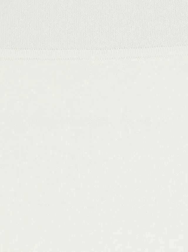 P.A.R.O.S.H. beige Flared skirt in knit fabric for women in Beige, photo 5 of 6 from Gaudenzi Boutique