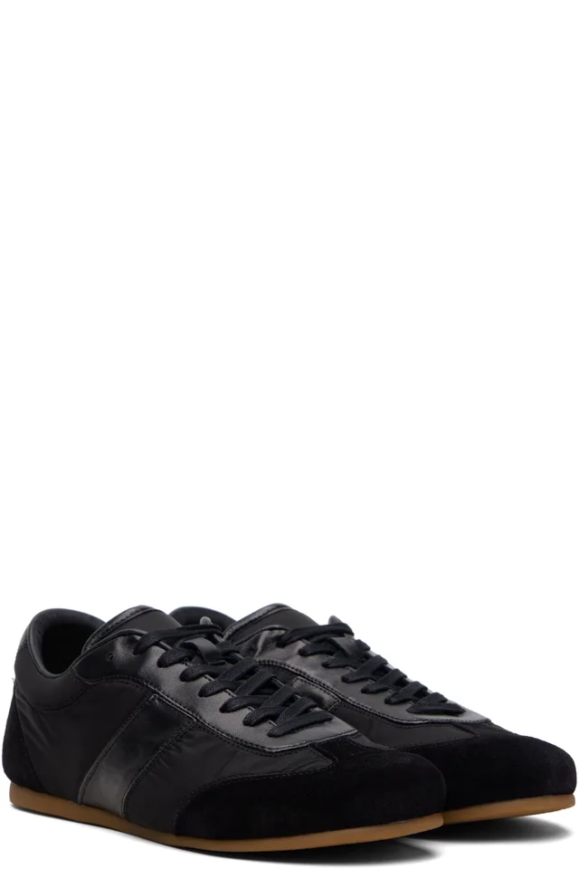 LEMAIRE Black Soft Runner Sneakers, photo 4 of 5 from SSENSE