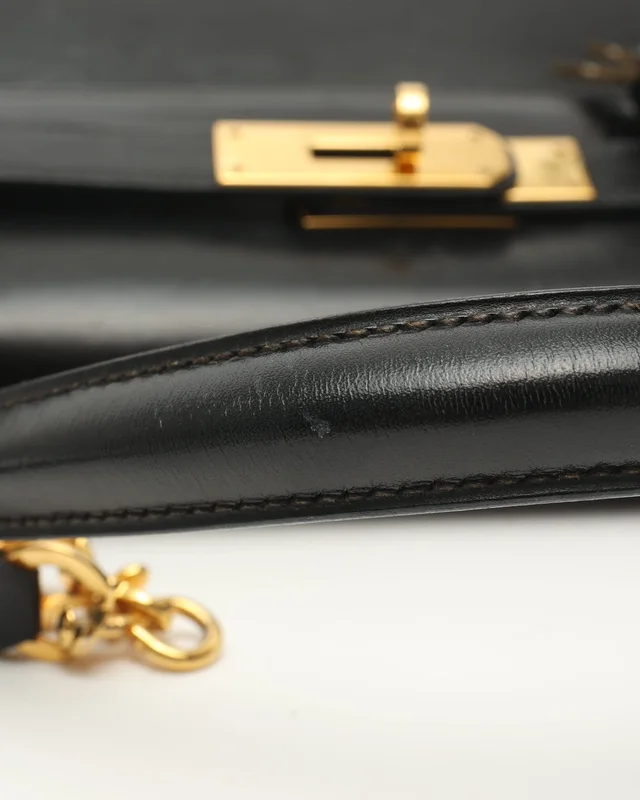 Hermès Kelly Sellier 32 Box Bag in Box leather from A Retro Tale, photo 13 of 14