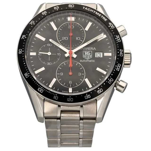 TAG Heuer Carrera CV2014-2 41mm Stainless Steel Watch from H&T