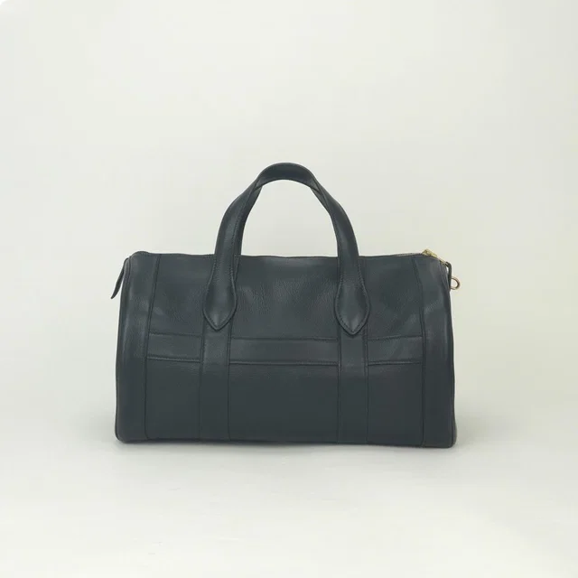Hermès All Day Boston Bag Ardennes Blue Indigo Blueindigo Navy Gold in Navy from The Reluxe