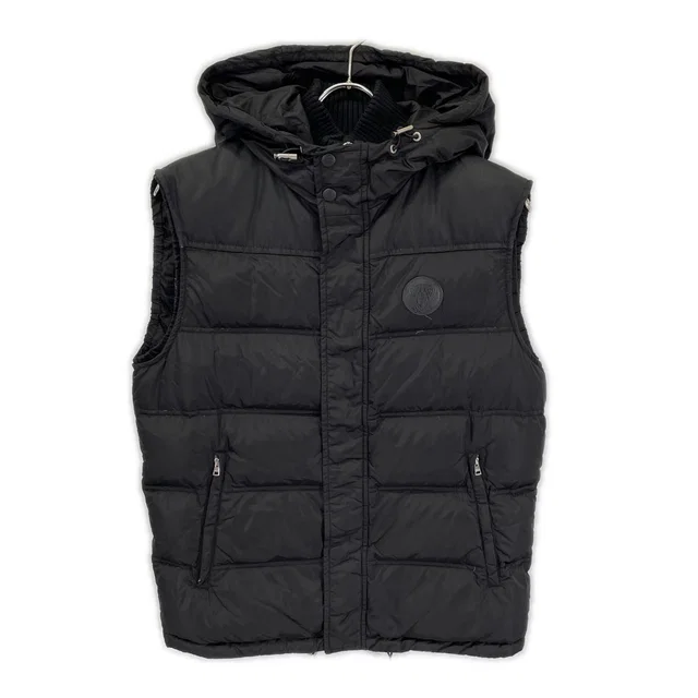 Gucci Black Nylon Down Vest 46 in Black Nylon from The Reluxe